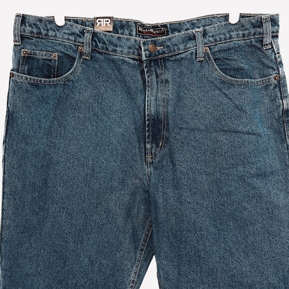NWT Real Ranch Men Regular Fit Straight Leg Denim Jeans Size 40x34  (W39"xL32") - Picture 3 of 11
